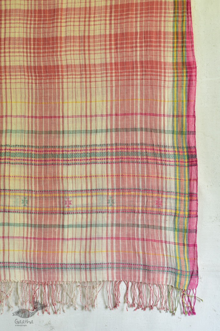 handwoven kala cotton bhujodi Stole