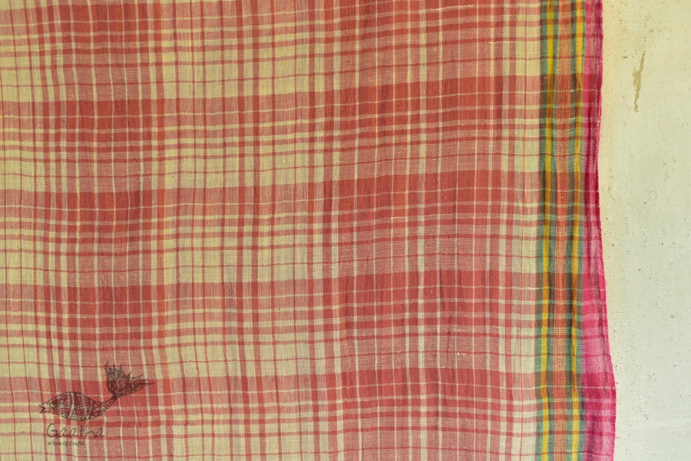 handwoven kala cotton bhujodi Stole