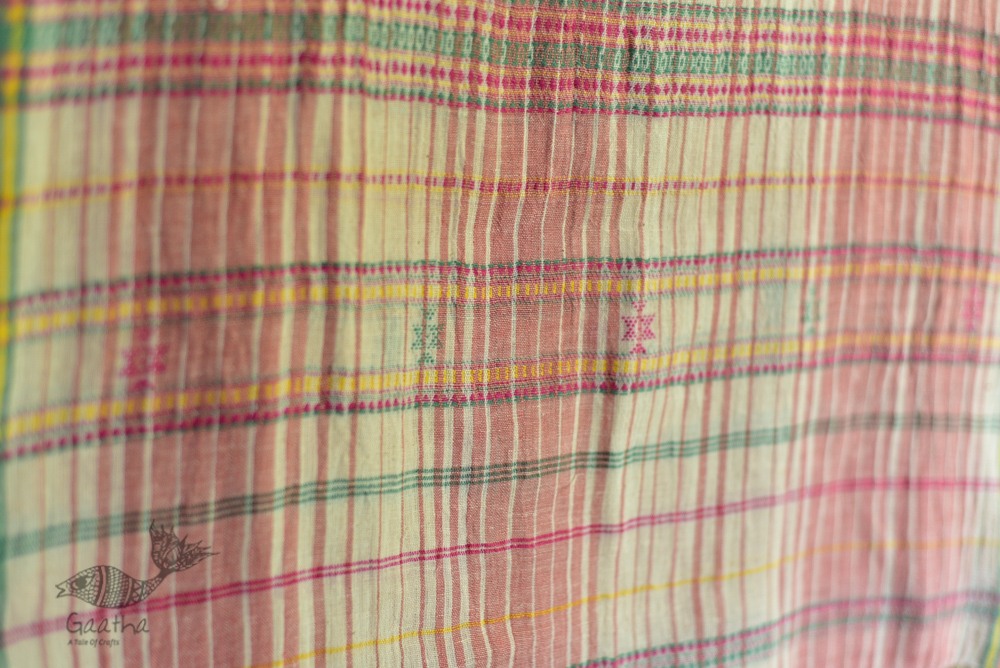 handwoven kala cotton bhujodi Stole