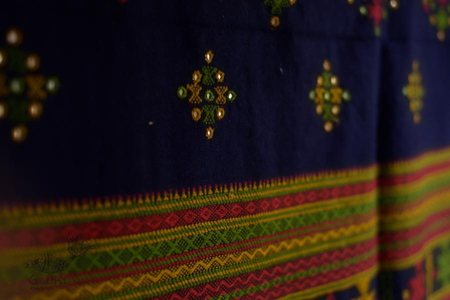 Handmade kutchi embroidered woolen shawls 