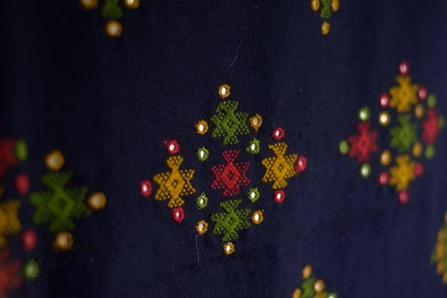 Handmade kutchi embroidered woolen shawls 