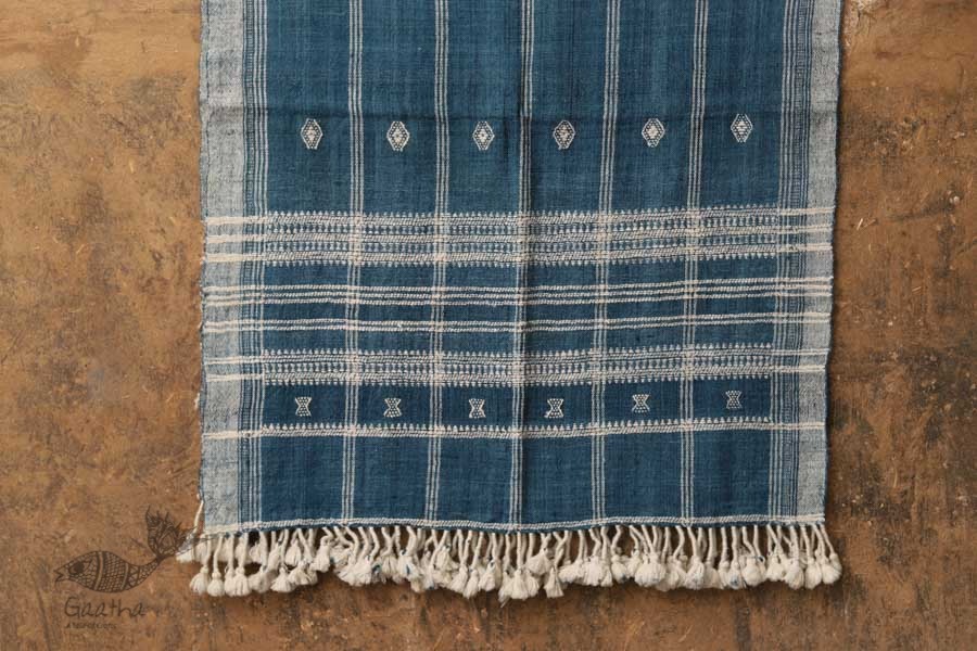 Salt Deserts of Kutch ❅ Hand spun ❅ Raw woolen Shawl ❅ R