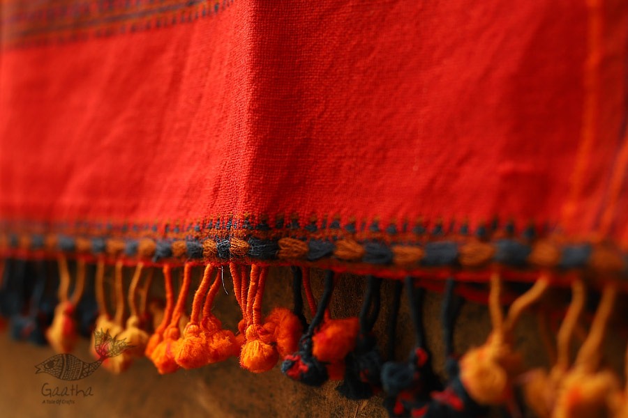 From the grasslands ❅ Woolen shawl {  द }