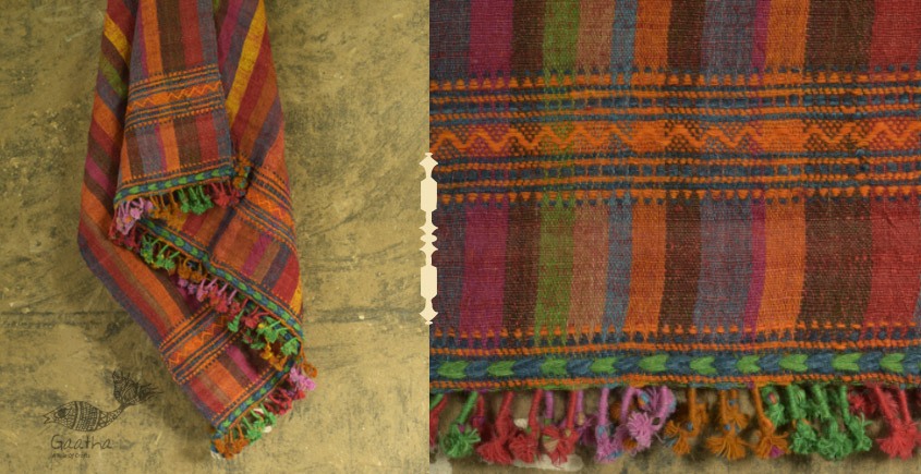 Winter Raw Wool Blanket Buy Kutchi Handwoven Raw Woolen Unisex Shawl