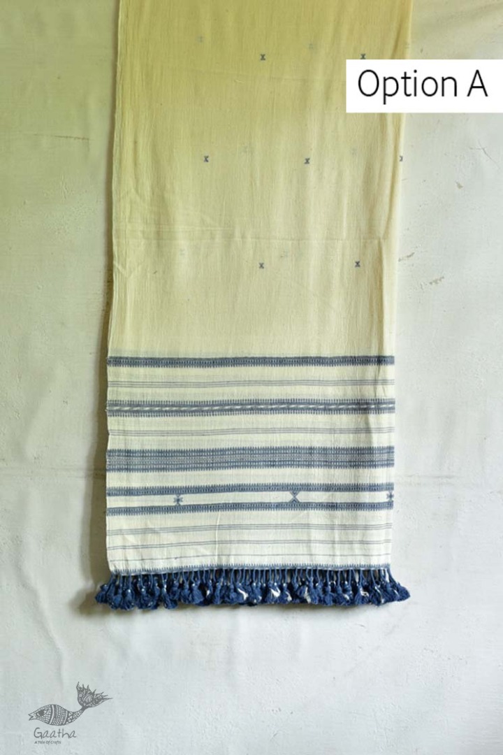 shop handwoven kala cotton bhujodi dupatta