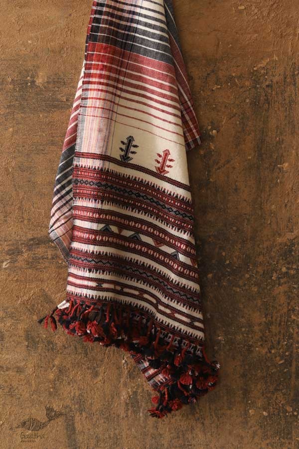 Salt Deserts of Kutch ❅ Raw Woolen Stole ❅ 9