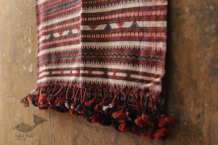 Salt Deserts of Kutch ❅ Raw Woolen Stole ❅ 9