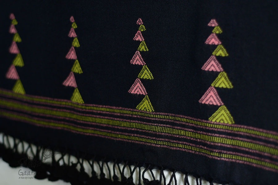 Sevanti | सेवंती ❥ Bhujodi Woolen Stole ❥ 13