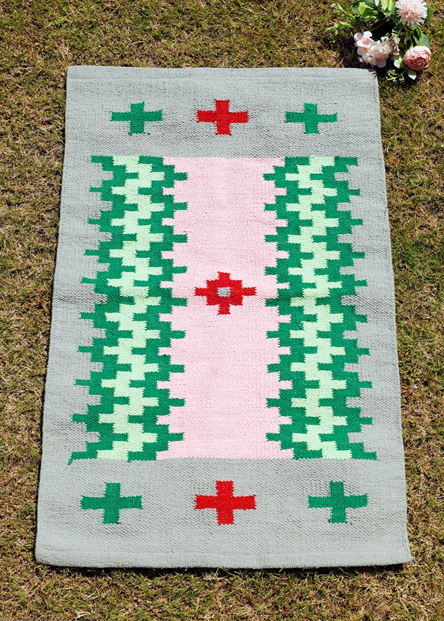 Handwoven Cotton Mat / Aasan