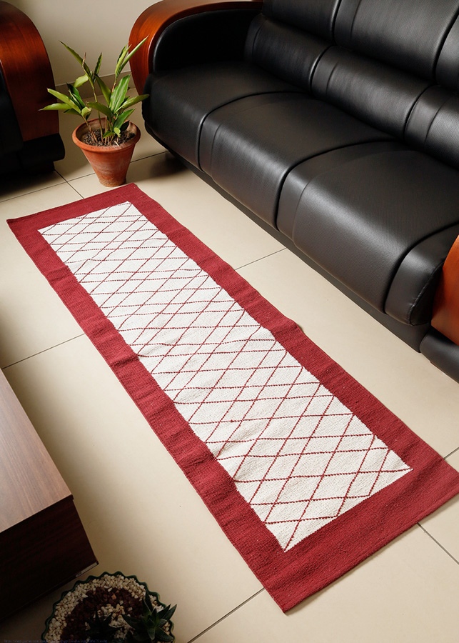 Cotton Bed Side Runner / Runner - Cross Border