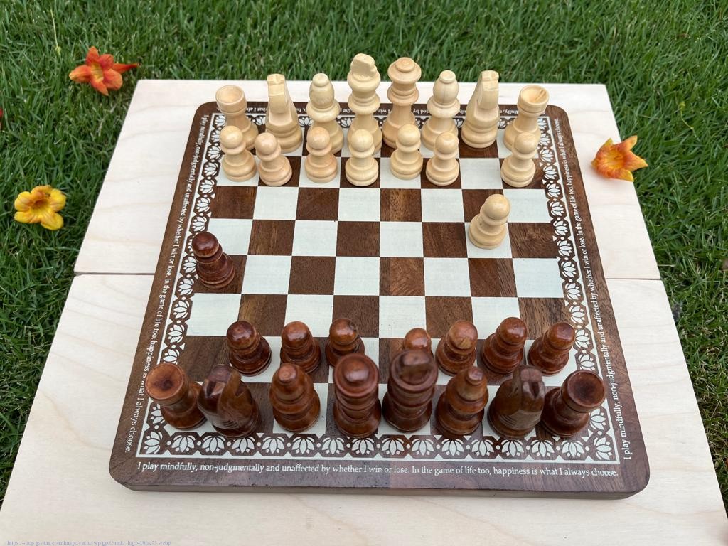 shop Handmade Wooden indoor Board game - Chess