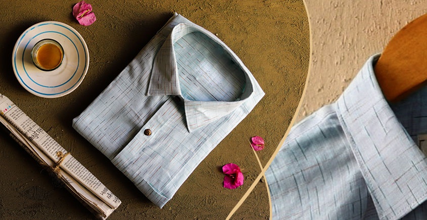 कनिष्क ♕ Handwoven Cotton Shirt ♕ 15