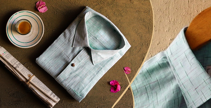 कनिष्क ♕ Handwoven Cotton Shirt ♕ 16