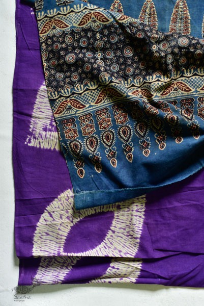 Charulata ★ Tie-Dye & Ajrakh ★ Cotton Shibori Saree ★ 2