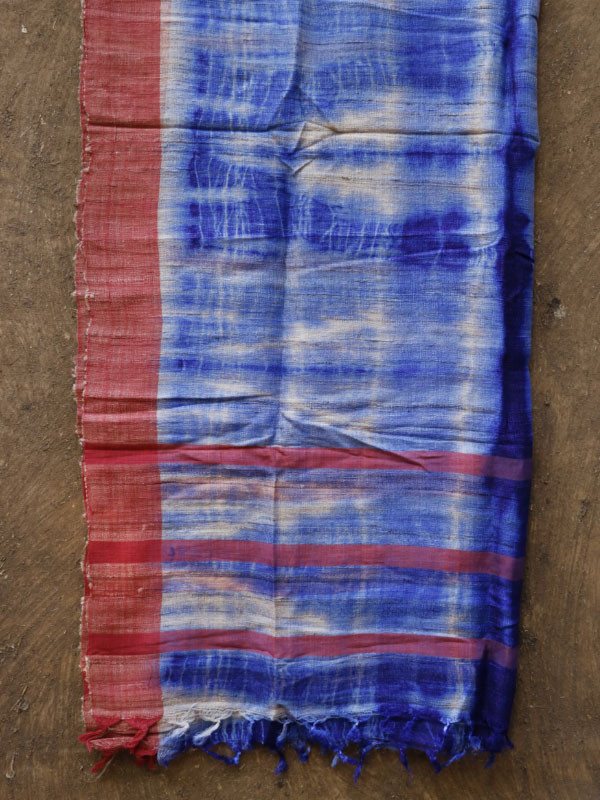 A piece of sky on my Window.. ♡ Tie-dye Tussar Silk Dupatta ♡ 20