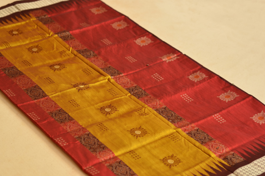 Uphar ❂ Sambalpuri Silk Saree ❂ G