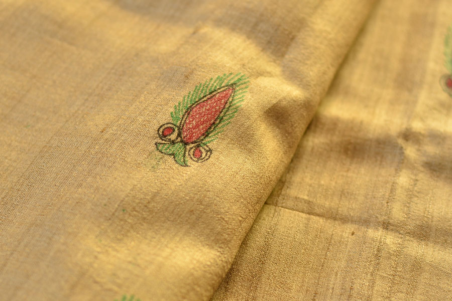 Dream Girl ❁ Tussar Silk . Madhubani Saree ❁ 1