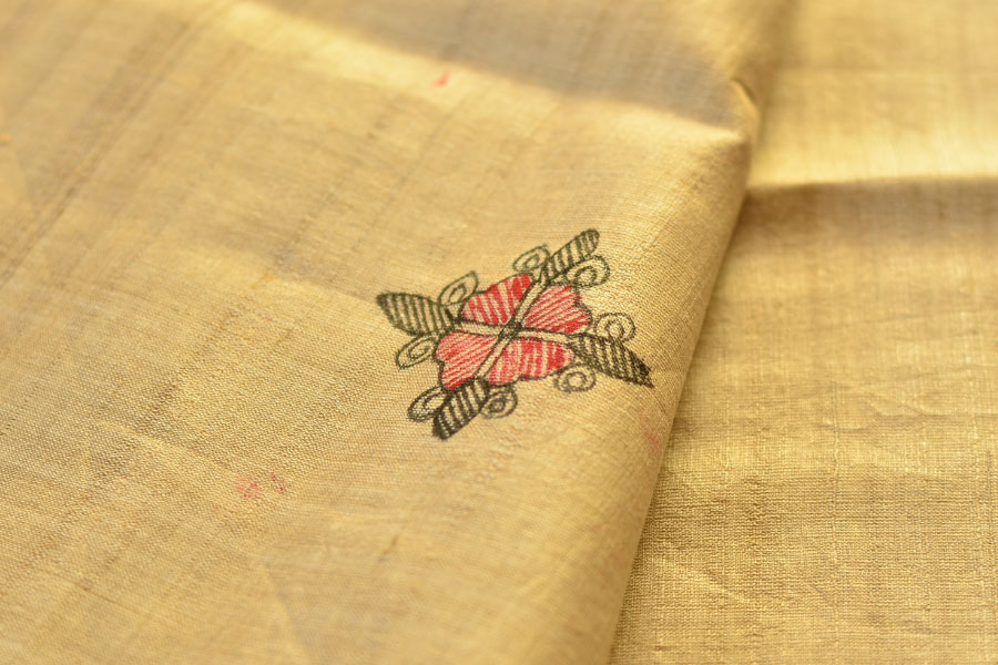 Dream Girl ❁ Tussar Silk . Madhubani Saree ❁ 3