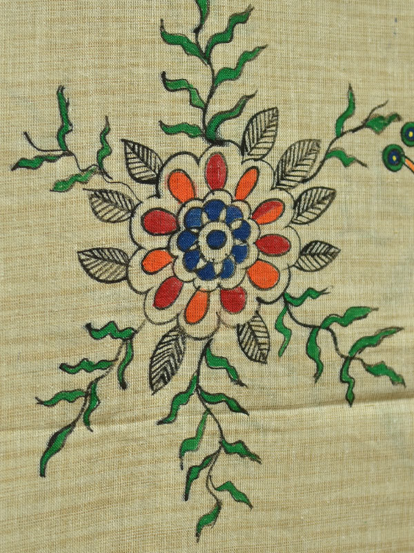 Urmika ❁ Cotton Silk . Madhubani Dupatta ❁ 5