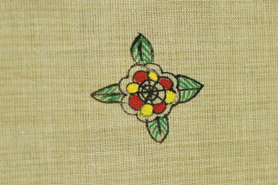 Urmika ❁ Cotton Silk . Madhubani Dupatta ❁ 15