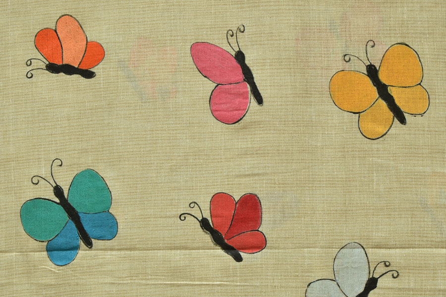 Urmika ❁ Cotton Silk . Madhubani Dupatta ❁ 17