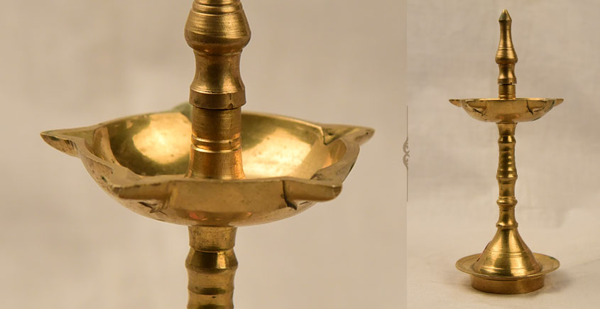 अर्चना ❋ Brass . South standing Diya ❋ 7