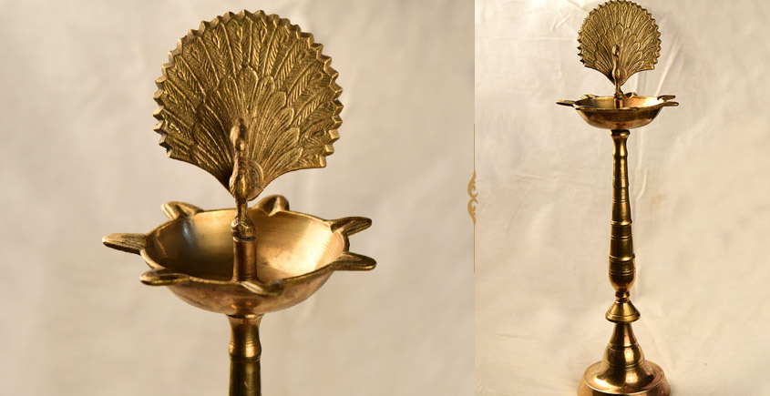 अर्चना ❋  Brass . South style diya ❋ 47