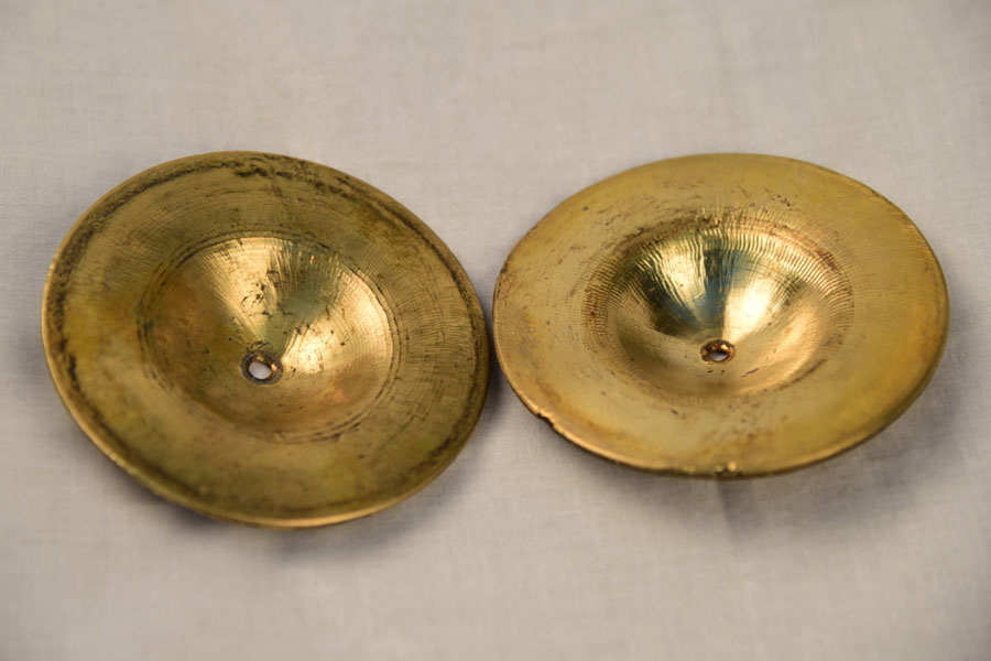 मनोहार ✥ Brass . Manjira medium ✥ 45