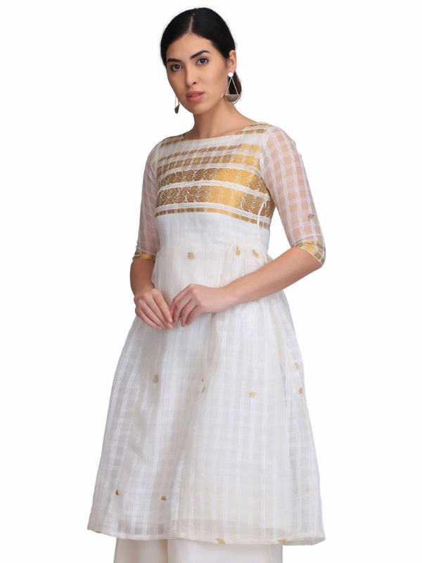 Udipti ❂ Handwoven . Silk Dress ❂ E