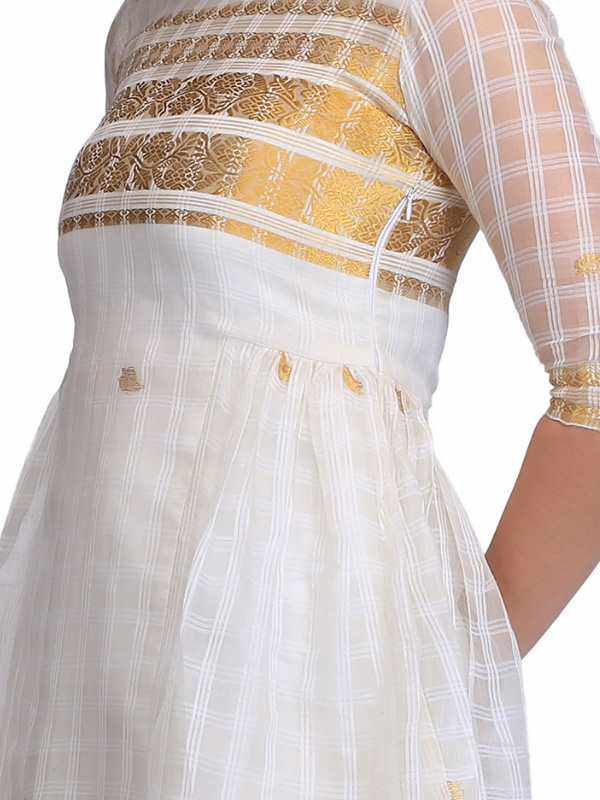 Udipti ❂ Handwoven . Silk Dress ❂ E