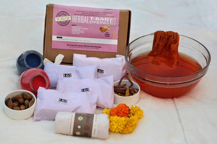 AURA HERBAL T-BAG  DYEING  KIT