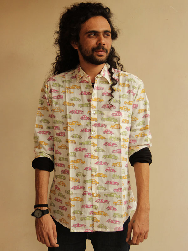 परख ✤ Sanganeri ✤ Cotton Shirt ( full sleeve ) ~ 11