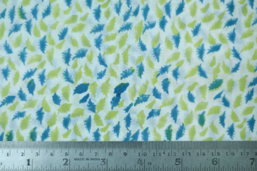 Sanganeri fabric ~ 19 (Block Printed . Per Meter)