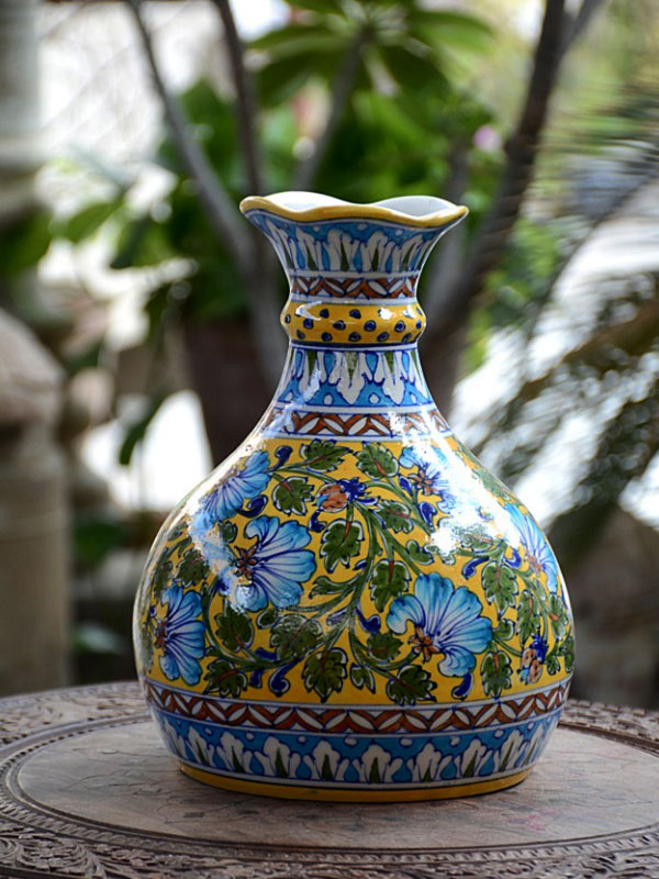 Azur ᴥ Blue Pottery Matka Vase ᴥ 53