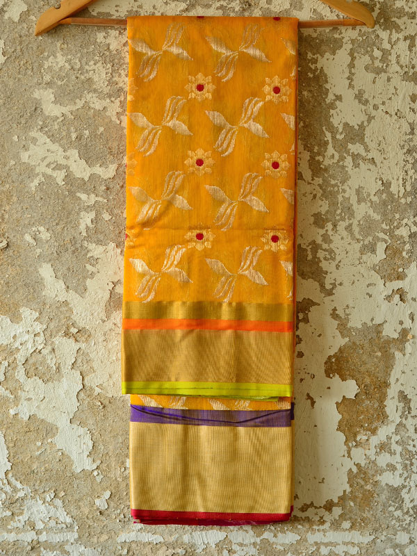 Setyawati ~ Handwoven Chanderi Saree { 33 }