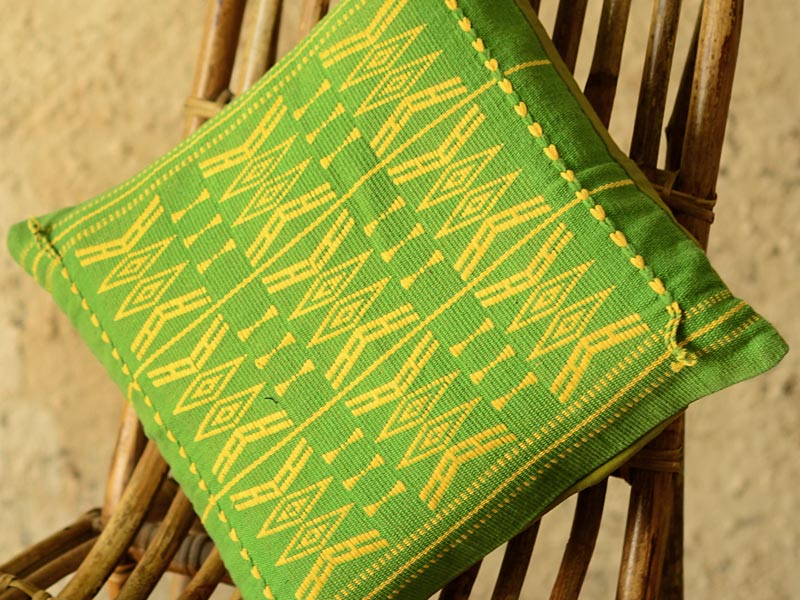 Chizami weaves: Cushion cover (12X12) ~ 11