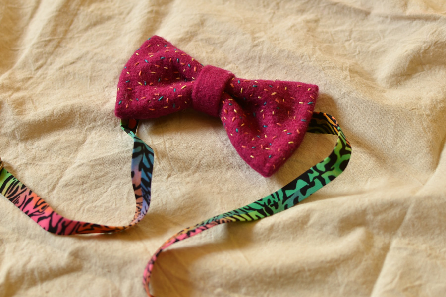 Cherubic ❄ Felt Sprinkle Bow Tie ❄ 9