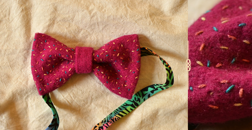 Cherubic ❄ Felt Sprinkle Bow Tie ❄ 9