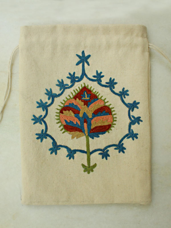 A Garden To Keep ✽ Aari Embroidered . Potli ✽ 25