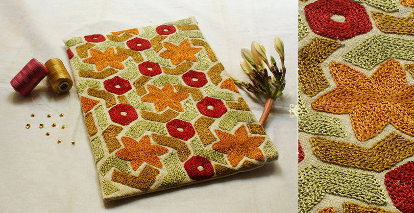 I-Pad Cotton Aari Embroidered Cover ( 10.5 ) ✽ 23