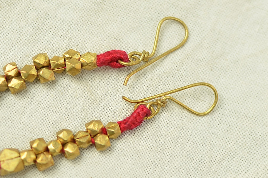 Ormolu ✺ Dhokra Earrings { 14 }