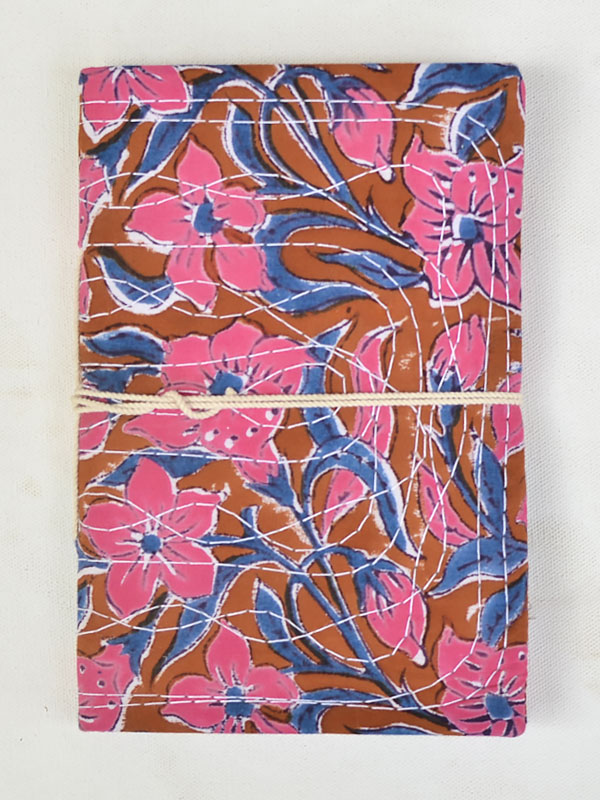 Gaamthi block print pothi diary ☙ 22 { 9 X 6 in }