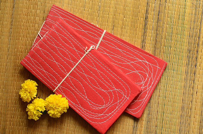 Hisaab-Kitaab ~ Bahi khata Red (Set of 2)