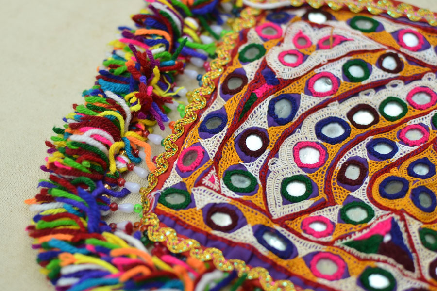 Pieces of Sindh ❂ Hand Embroidered Bag ❂ 92