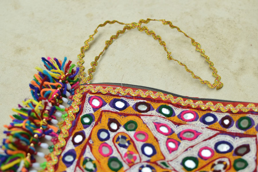 Pieces of Sindh ❂ Hand Embroidered Bag ❂ 92