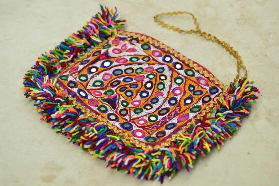 Pieces of Sindh ❂ Hand Embroidered Bag ❂ 92