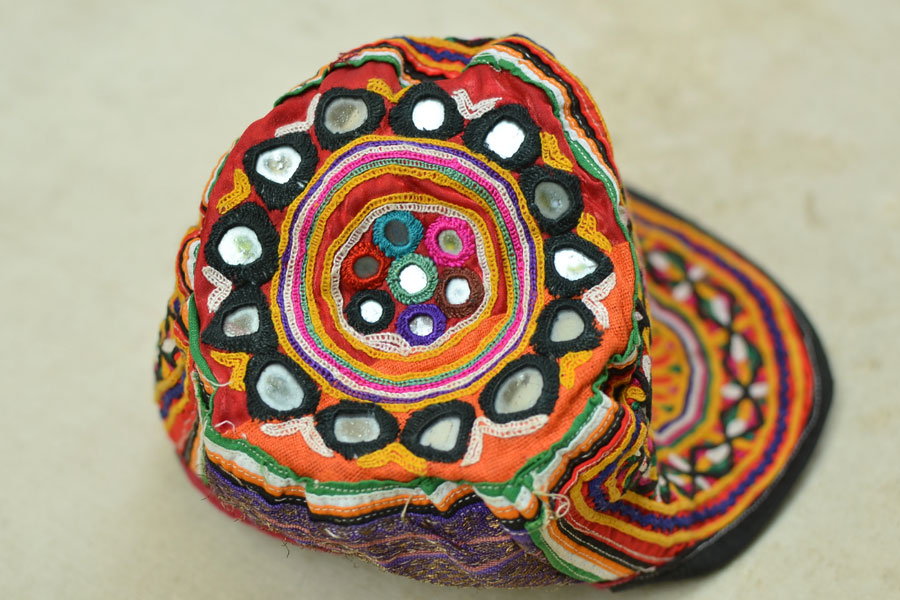 Pieces of Sindh ❂ Hand Embroidered Cap ❂ 95