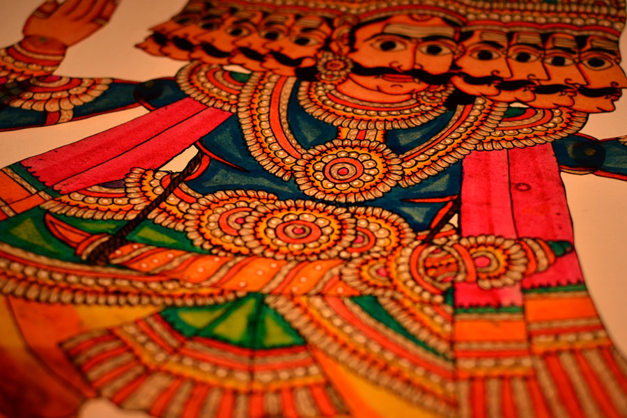 Shop Leather Puppets - Lankapati Ravana 