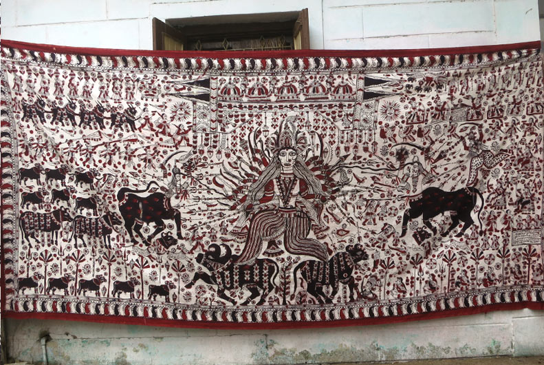 Sacred cloth of the Goddess ~ Maha Shakti (177 X 78)