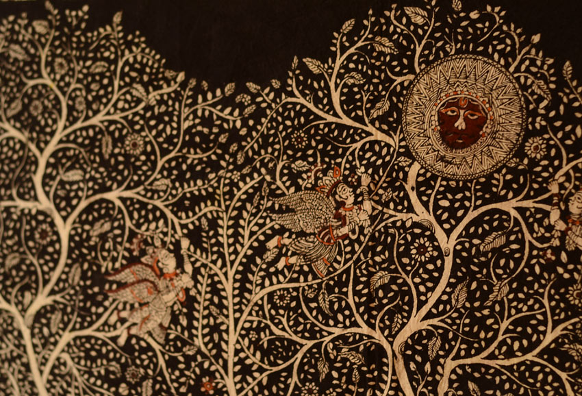 Sacred cloth of the Goddess- Bahuchara Mata ( 58X42 )